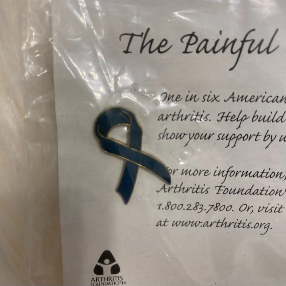 Arthritis Foundation Ribbon Pin Tie Tack Style